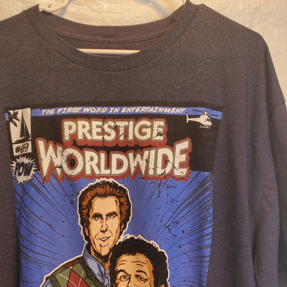 Step Brothers Prestige Worldwide Portait Comic Cover Mens TShirt Sz. 3XL - Picture 1 of 3
